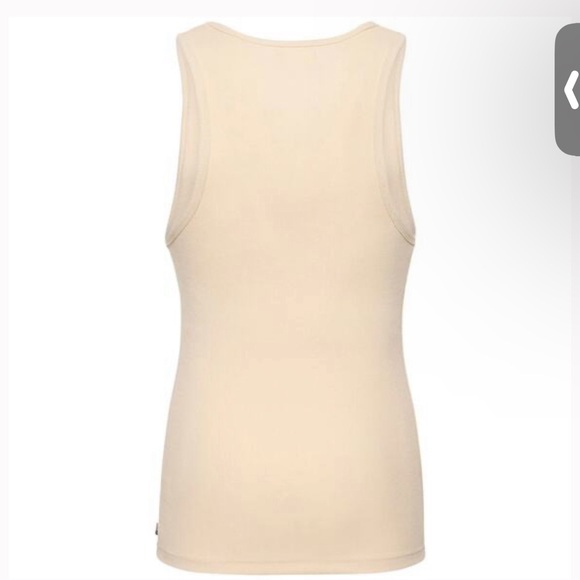 Honor The Gift Men's Crest Ribbed Knit Tank Top Shirt in Bone - Picture 4 of 5